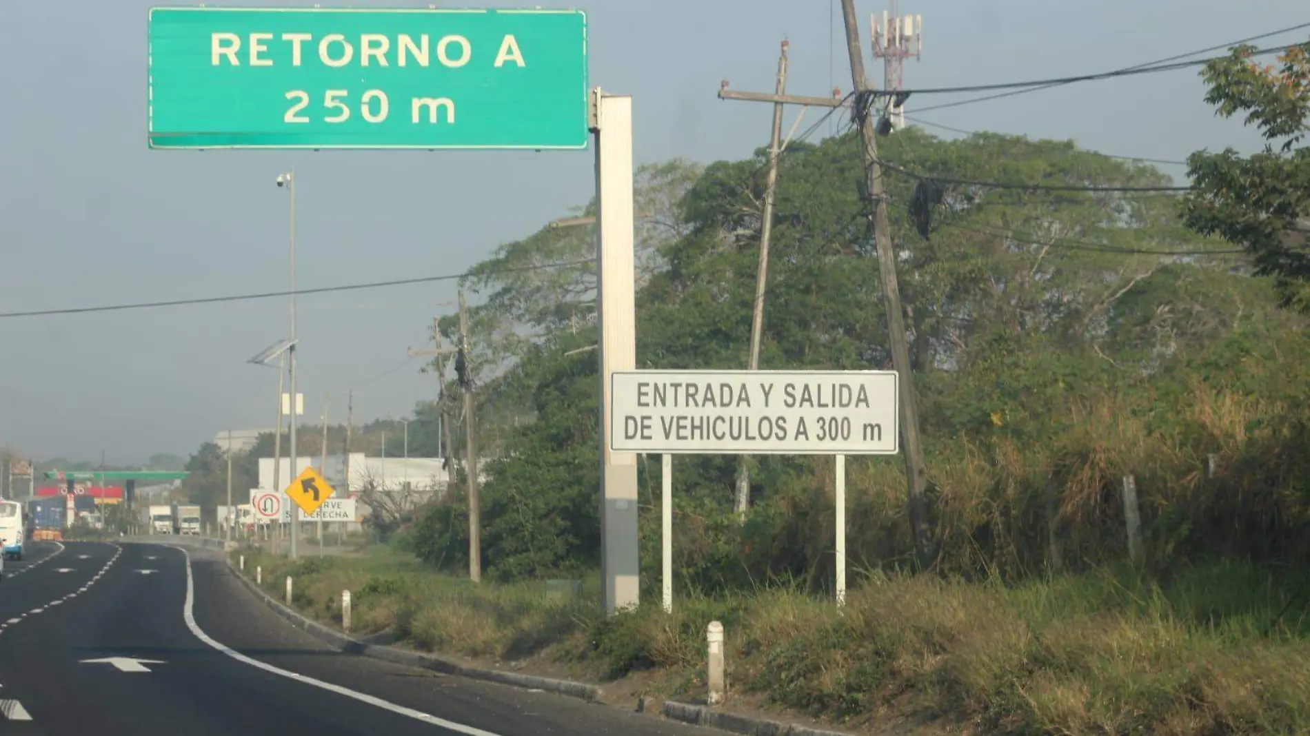 Acceso al puerto de Veracruz